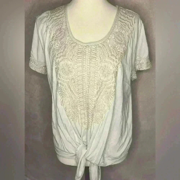 Gorgeous Embroidered Johnny Was Top - Picture 2 of 8